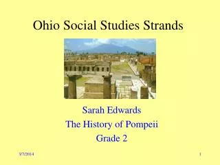 Ohio Social Studies Strands