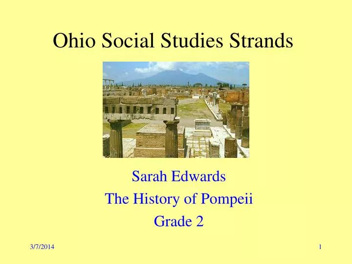 ohio social studies strands