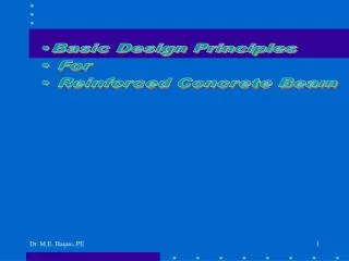 Basic Design Principles For Reinforced Concrete Beam