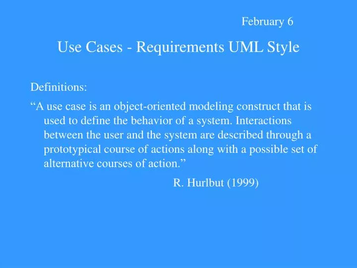 use cases requirements uml style