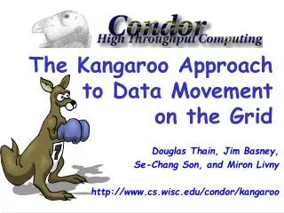 The Kangaroo Approach to Data Movement on the Grid