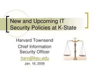 New and Upcoming IT Security Policies at K-State