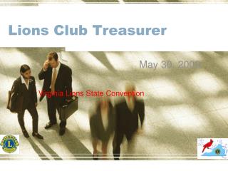 Lions Club Treasurer