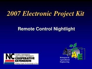 2007 Electronic Project Kit