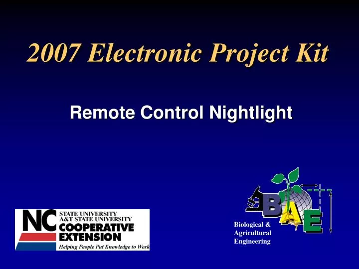 2007 electronic project kit