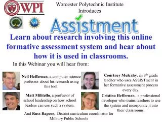 Learn about research involving this online formative assessment system and hear about how it is used in classrooms.