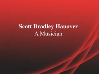 Scott Bradley Hanover