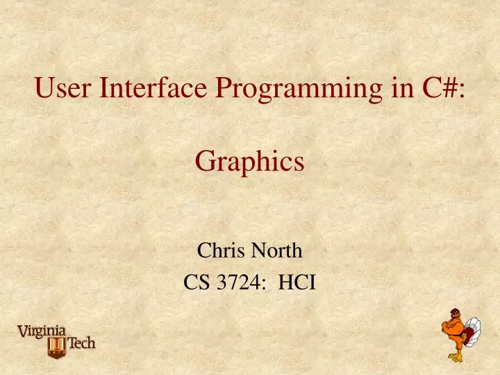 user interface programming in c graphics