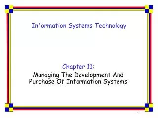 Information Systems Technology