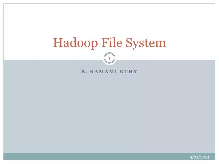 hadoop file system