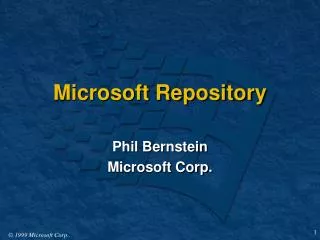 Microsoft Repository