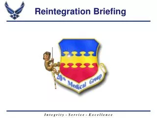 Reintegration Briefing