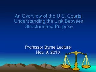 Professor Byrne Lecture Nov. 9, 2010