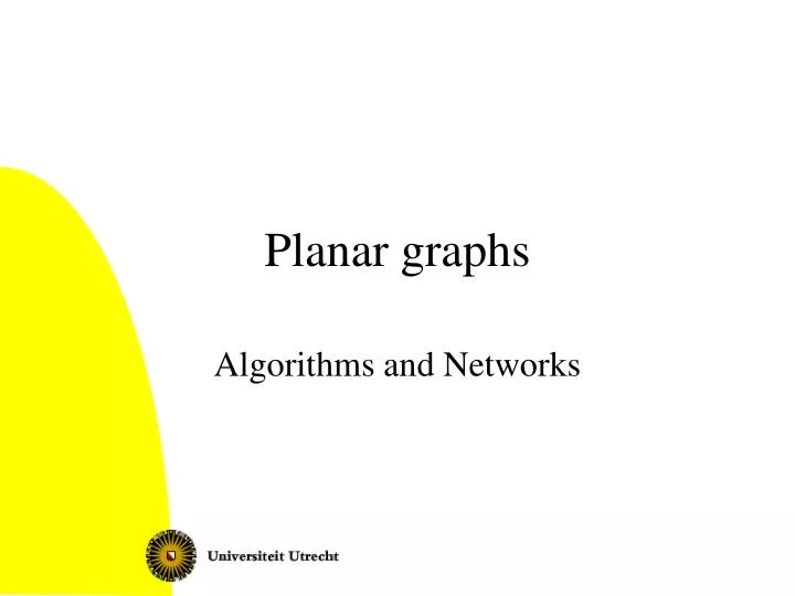 planar graphs