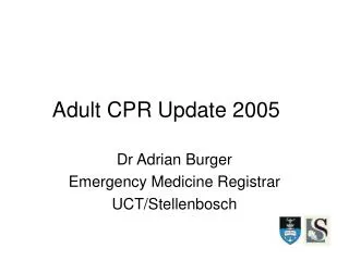 Adult CPR Update 2005