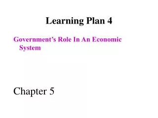 Learning Plan 4