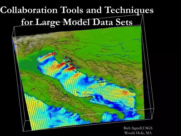 collaboration tools and techniques for large model data sets
