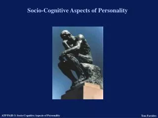 Socio-Cognitive Aspects of Personality