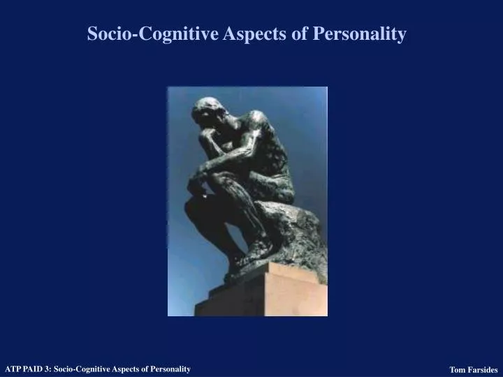 socio cognitive aspects of personality