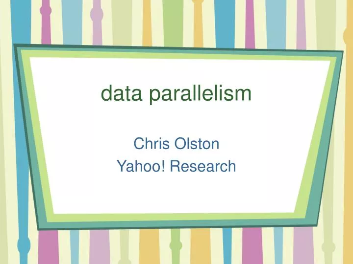 data parallelism