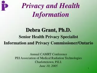 Privacy and Health Information