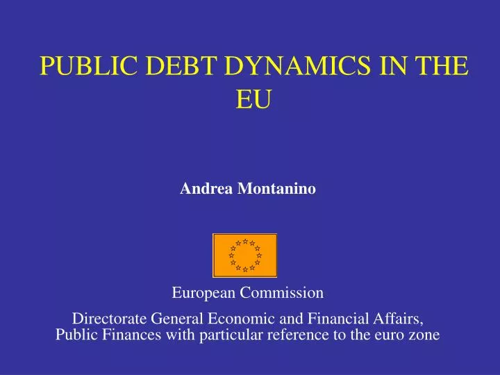 public debt dynamics in the eu