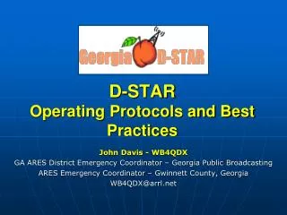 D-STAR Operating Protocols and Best Practices