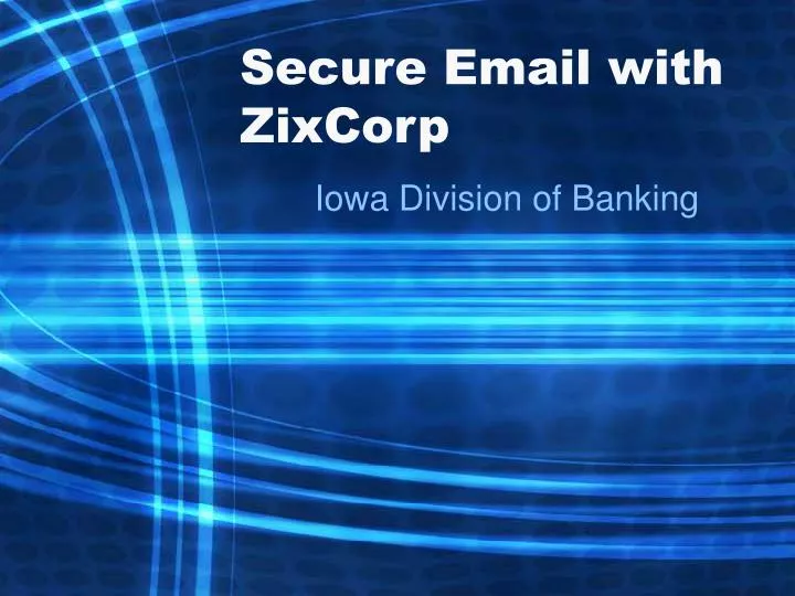 secure email with zixcorp