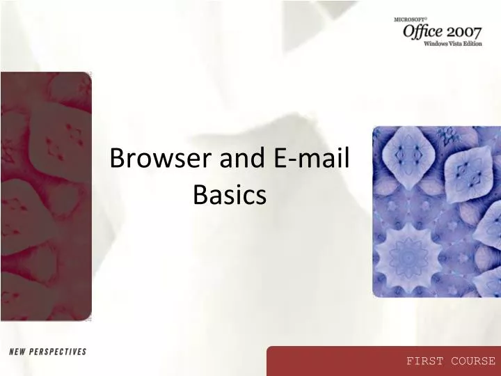 browser and e mail basics