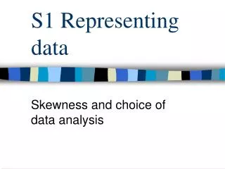 S1 Representing data