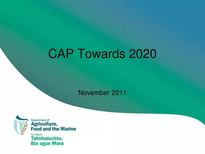 cap towards 2020