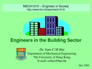 Engineers in the Building Sector