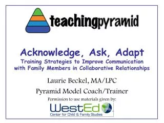 Acknowledge, Ask, Adapt Training Strategies to Improve Communication with Family Members in Collaborative Relationships