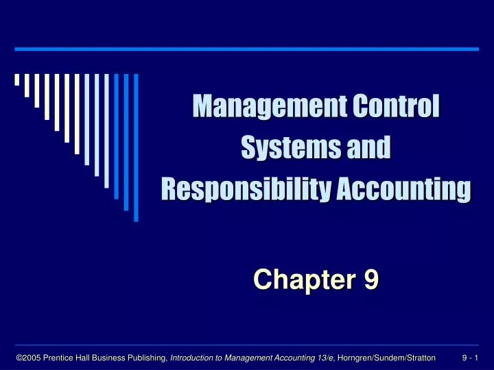 management control systems and responsibility accounting
