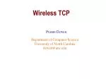 Wireless TCP - slide 1