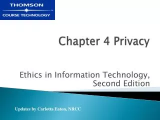 Chapter 4 Privacy