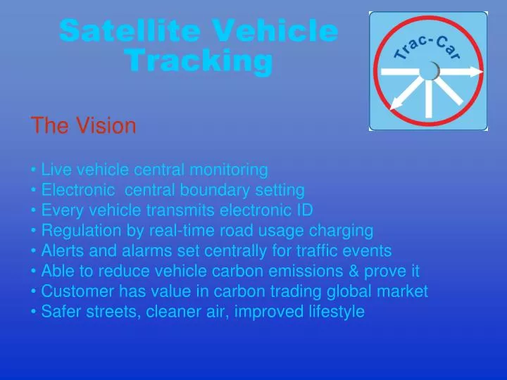 satellite vehicle tracking