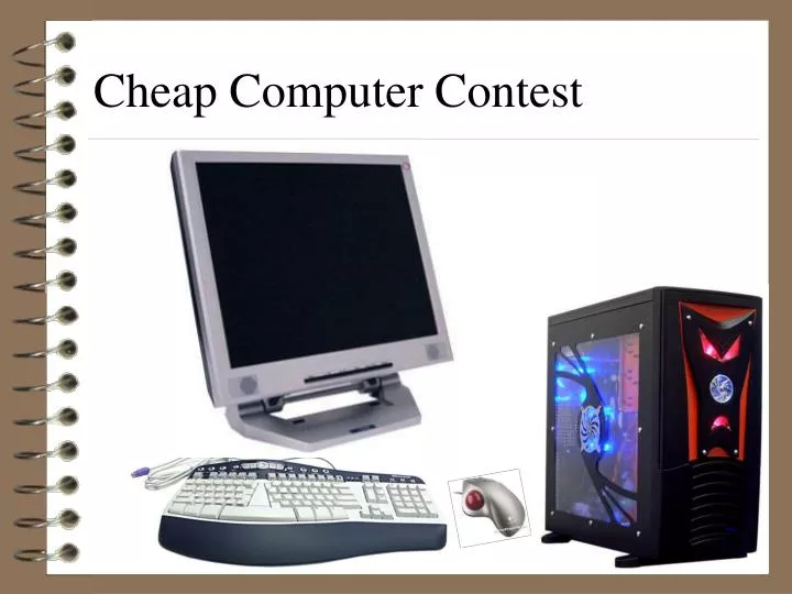 cheap computer contest