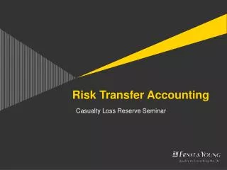 Risk Transfer Accounting