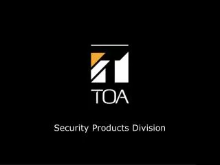 Security Products Division