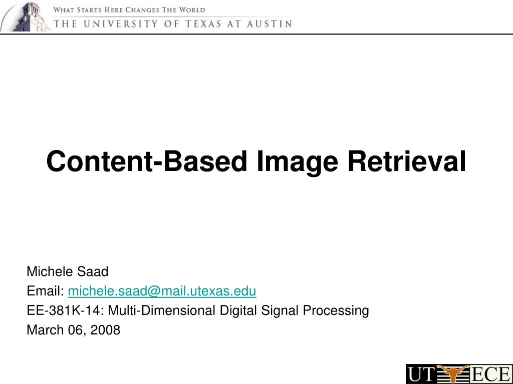 PPT - Content-Based Image Retrieval PowerPoint Presentation, free ...