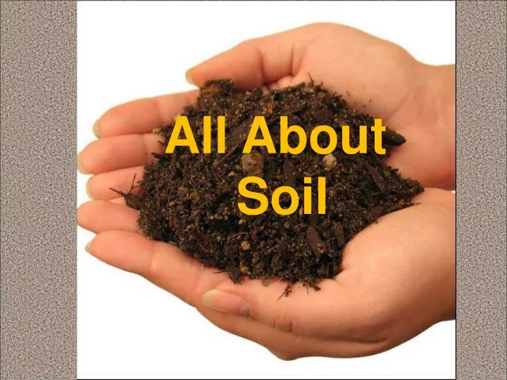all about soil