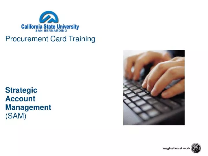 procurement card training strategic account management sam