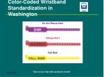 Color-Coded Wristband Standardization in Washington