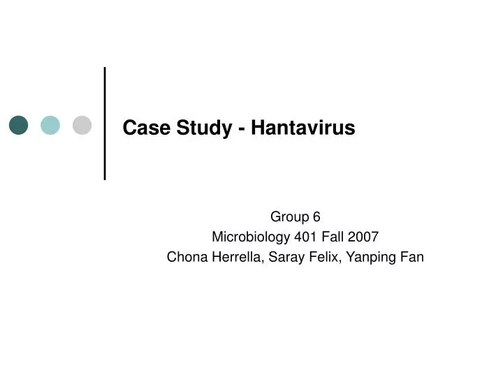 case study hantavirus