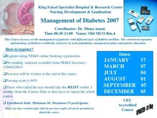 King Faisal Specialist Hospital &amp; Research Center Nursing Development &amp; Saudization