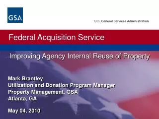Improving Agency Internal Reuse of Property