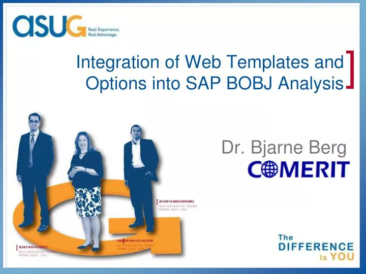 integration of web templates and options into sap bobj analysis