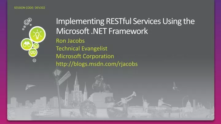 implementing restful services using the microsoft net framework