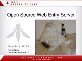 Open Source Web Entry Server